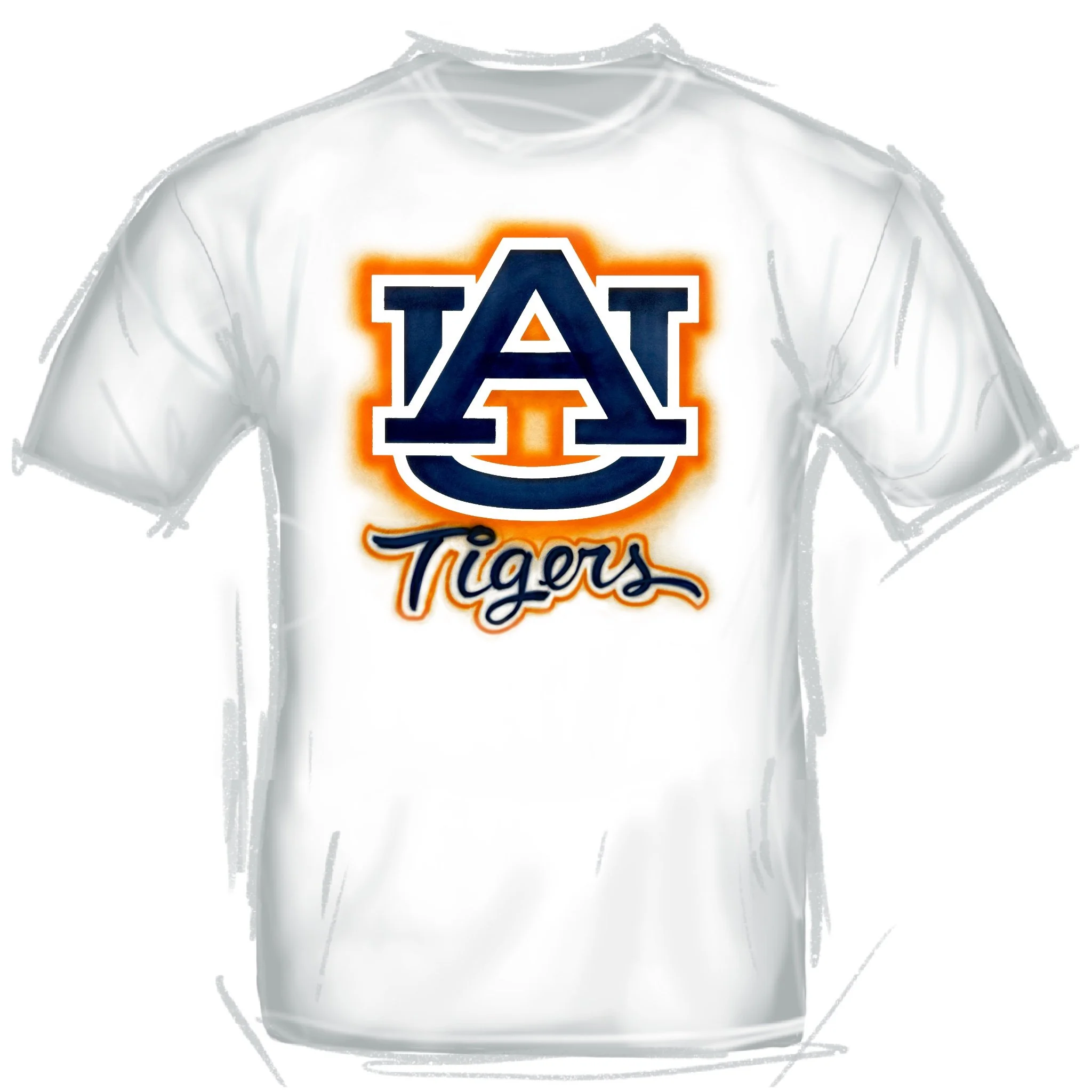 127 Auburn AU logo — Destin Nation Airbrush